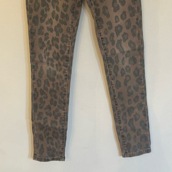 Girls Leopard Print Jeans BlankNYC Mini Mercer Jeans Leopard Jeans sz 10 - Picture 4 of 7